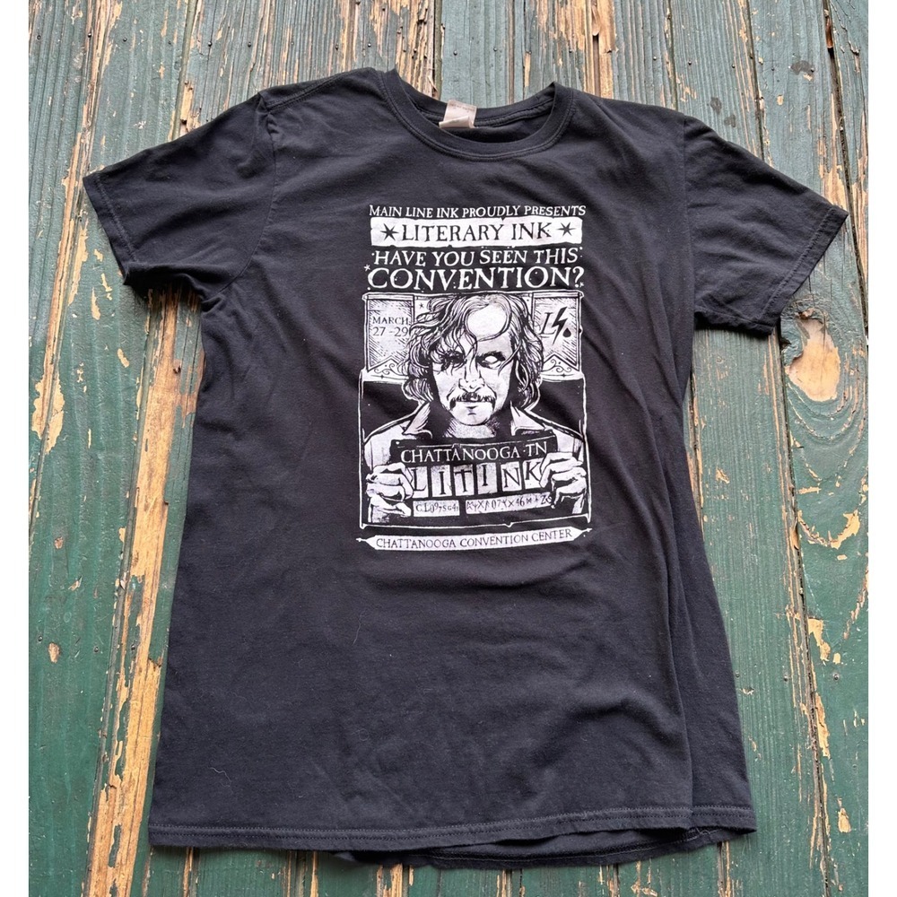 Literary Ink Tattoo Convention Shirt Mens Medium Black Harry Potter Sirius Black